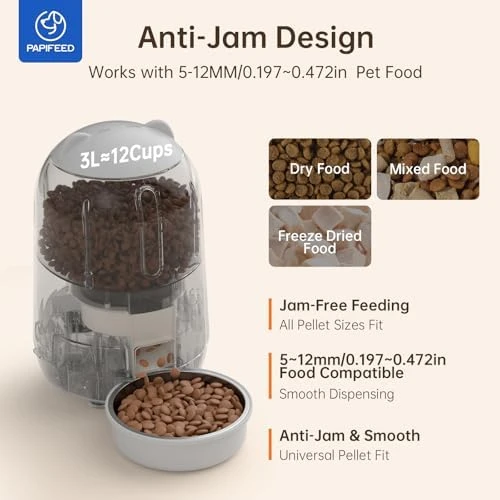 Automatic Cat Feeder with App Control — Automatic Pet Feeder, PAPIFEED