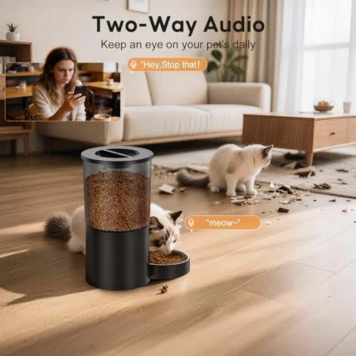 Automatic Cat Feeder with Camera — Automatic Pet Feeder, Miaosical