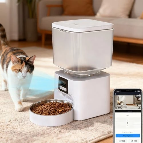 Automatic Pet Feeder with Camera and Voice Recorder — Automatic Pet Feeder, AQPU