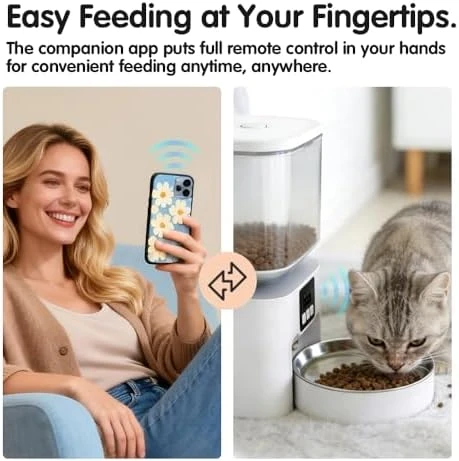 Automatic Pet Feeder with Camera and Voice Recorder — Automatic Pet Feeder, AQPU