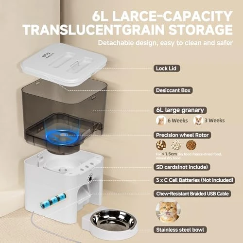 Automatic Pet Feeder with Camera — Automatic Pet Feeder, TENECUTE