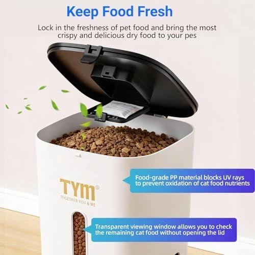 Dual Automatic Cat Feeder for 2 Cats — Automatic Pet Feeder, TYM