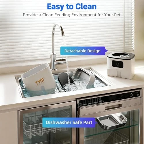 Dual Automatic Cat Feeder for 2 Cats — Automatic Pet Feeder, TYM