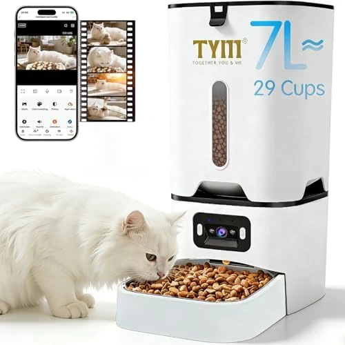 Dual Automatic Cat Feeder for 2 Cats — Automatic Pet Feeder, TYM