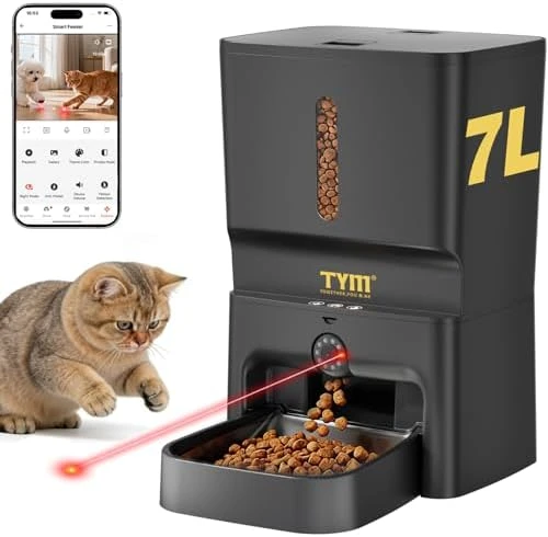 Dual Automatic Cat Feeder for 2 Cats — Automatic Pet Feeder, TYM