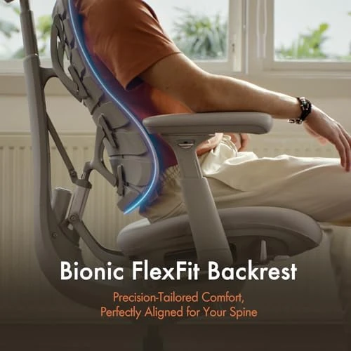 Dynamic Ergonomic Desk Chair with StepSync Footrest and Extra Battery Bundle — Smart Chairs, LiberNovo