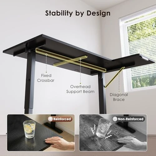 Electric L Shaped Standing Desk — Standing Desk, OffiGo