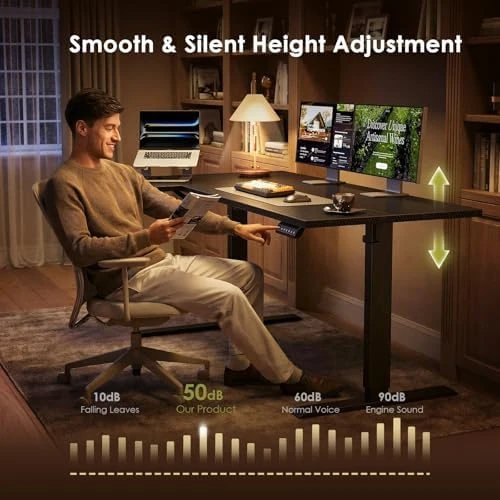 Electric L Shaped Standing Desk — Standing Desk, OffiGo