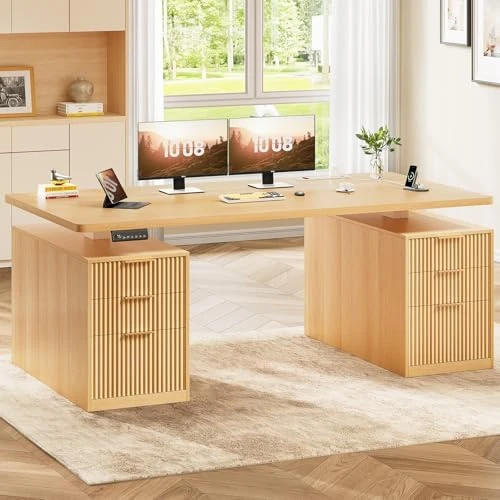 Electric Standing Desk with 6 Drawers — Standing Desk, SEDETA