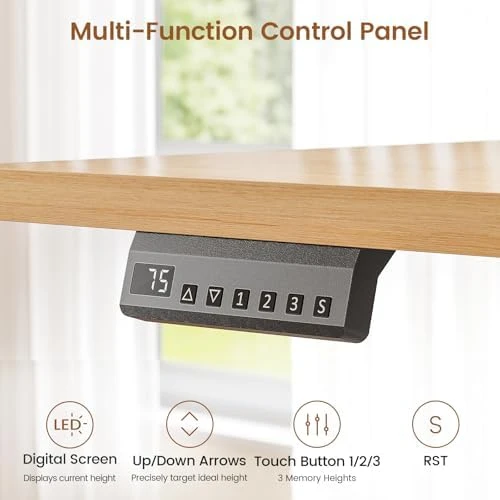 Electric Standing Desk with 6 Drawers — Standing Desk, SEDETA