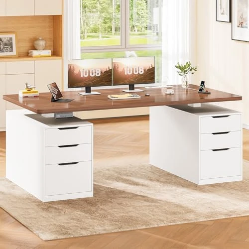 Electric Standing Desk with 6 Drawers — Standing Desk, SEDETA