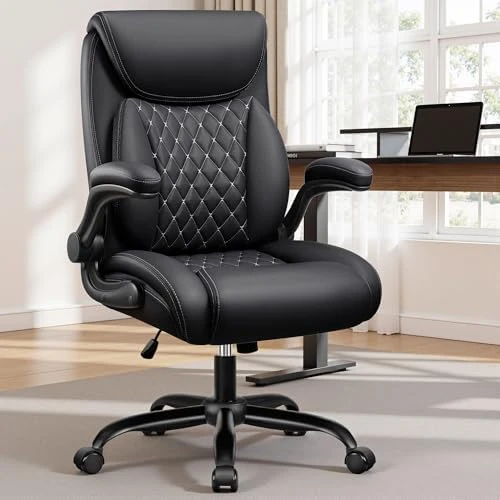 Ergonomic Office Chair with Lumbar Support and Flip-Up Armrests — Smart Chairs, BESTFAIR