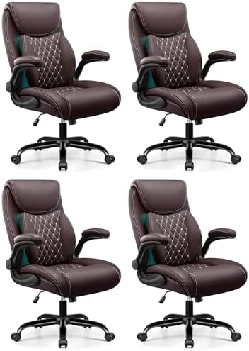 Ergonomic Office Chair with Lumbar Support and Flip-Up Armrests — Smart Chairs, BESTFAIR
