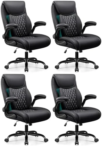 Ergonomic Office Chair with Lumbar Support and Flip-Up Armrests — Smart Chairs, BESTFAIR