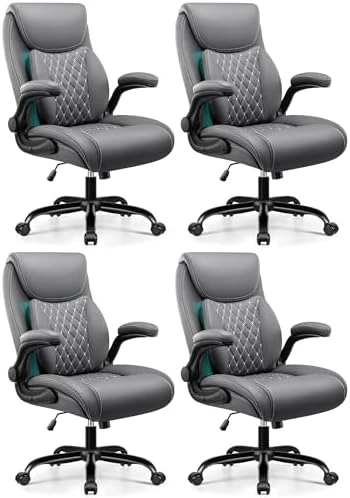 Ergonomic Office Chair with Lumbar Support and Flip-Up Armrests — Smart Chairs, BESTFAIR