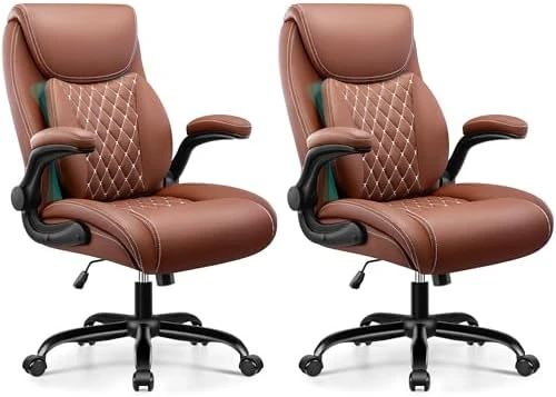 Ergonomic Office Chair with Lumbar Support and Flip-Up Armrests — Smart Chairs, BESTFAIR