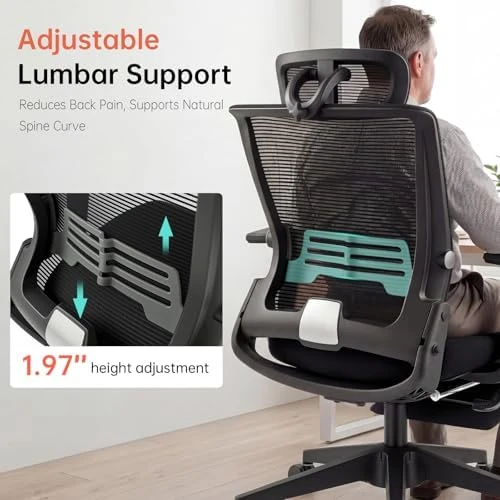 Foldable Office Chair with Foot Rest — Smart Chairs, HForesty