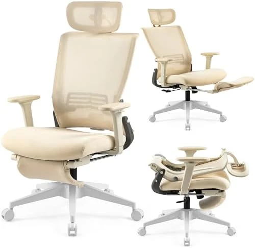 Foldable Office Chair with Foot Rest — Smart Chairs, HForesty