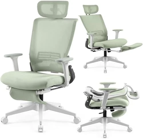 Foldable Office Chair with Foot Rest — Smart Chairs, HForesty