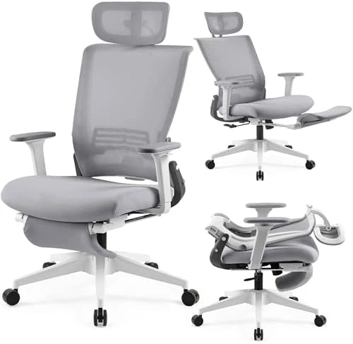 Foldable Office Chair with Foot Rest — Smart Chairs, HForesty