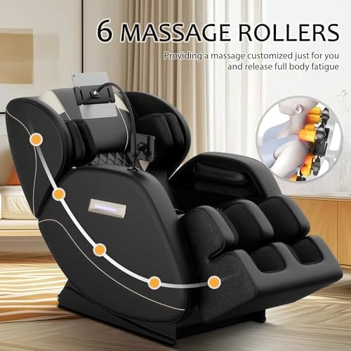 Full Body Massage Chair with Zero Gravity, Heating, and Foot Massage — Massage Chairs, AYJOIR