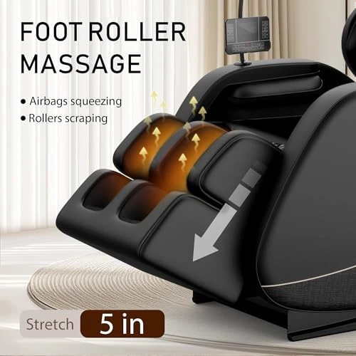 Full Body Massage Chair with Zero Gravity, Heating, and Foot Massage — Massage Chairs, AYJOIR