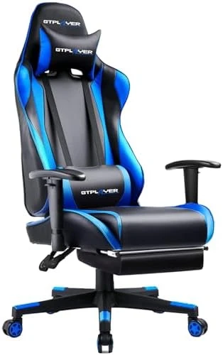 Gaming Chair with Footrest — Smart Chairs, GTPLAYER