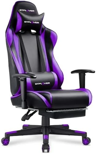 Gaming Chair with Footrest — Smart Chairs, GTPLAYER