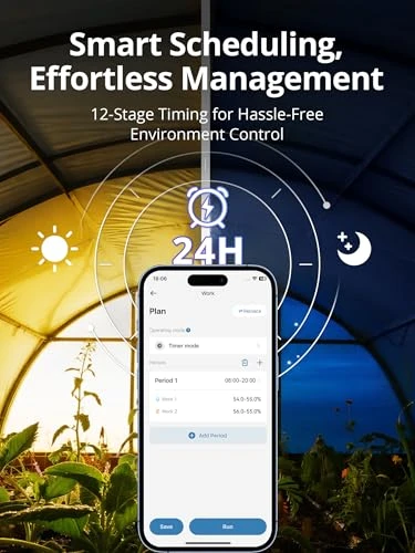 WiFi Temperature & Humidity Controller — Humidifier, Luxbird