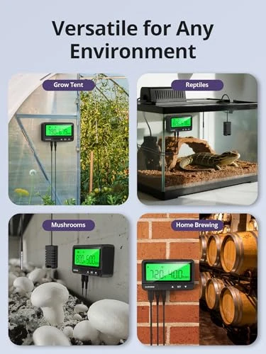WiFi Temperature & Humidity Controller — Humidifier, Luxbird