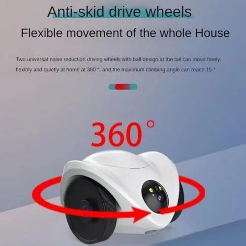 Pet Robot Camera with Treat Dispenser — Security Camera, Baibaiyi