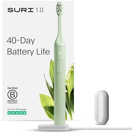 Sonic Electric Toothbrush with UV Cleaning Travel Case — Electric Toothbrush, SURI