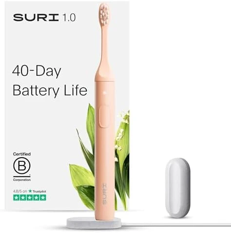 Sonic Electric Toothbrush with UV Cleaning Travel Case — Electric Toothbrush, SURI