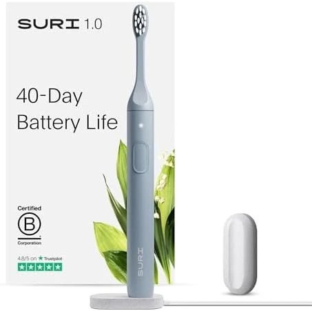 Sonic Electric Toothbrush with UV Cleaning Travel Case — Electric Toothbrush, SURI