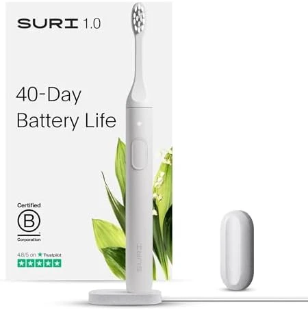 Sonic Electric Toothbrush with UV Cleaning Travel Case — Electric Toothbrush, SURI