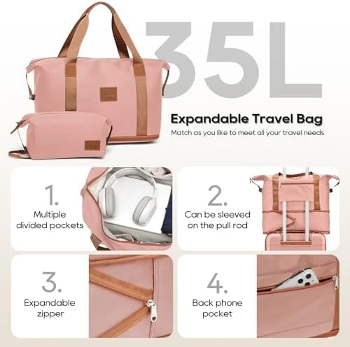 Carry on Luggage with Front Pocket and USB Port — Smart Luggage, imiomo