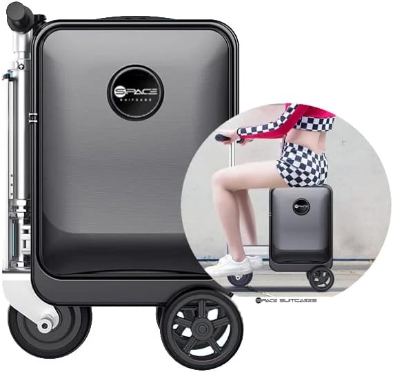 Electric Rideable Suitcase — Smart Luggage, Space Suitcases