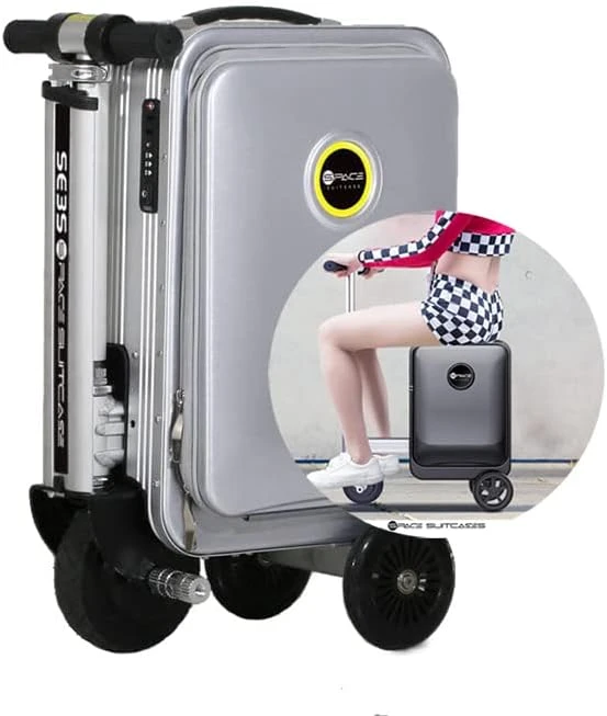 Electric Rideable Suitcase — Smart Luggage, Space Suitcases