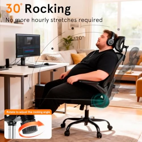 Ergonomic Mesh Office Chair with Lumbar Support — Smart Chairs, DYQKEA