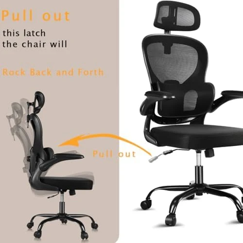 Ergonomic Mesh Office Chair with Lumbar Support — Smart Chairs, DYQKEA