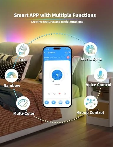 RGB Smart IC COB LED Strip Light — LED Strip Lights, PAUTIX