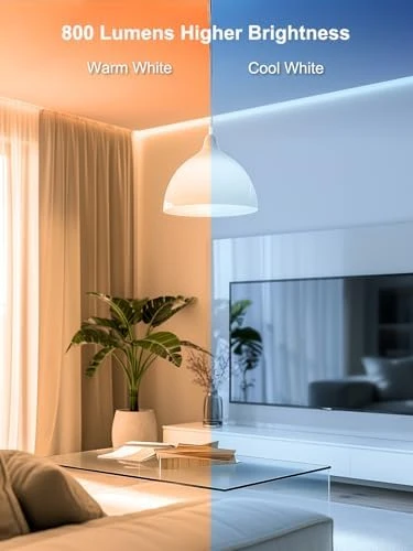 Smart Light Bulbs, Color Changing A19 LED Light Bulb — Smart Light Bulb, ANGELHALO