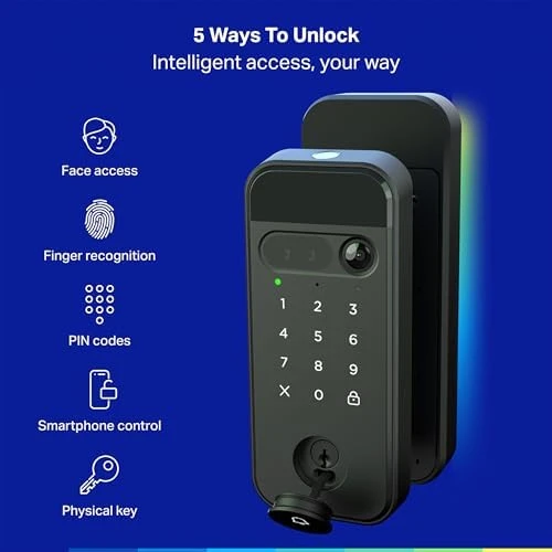3-in-1 Smart Lock with 2K HDR Video Doorbell Camera — Smart Lock, CHAMBERLAIN
