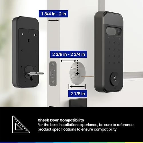 3-in-1 Smart Lock with 2K HDR Video Doorbell Camera — Smart Lock, CHAMBERLAIN