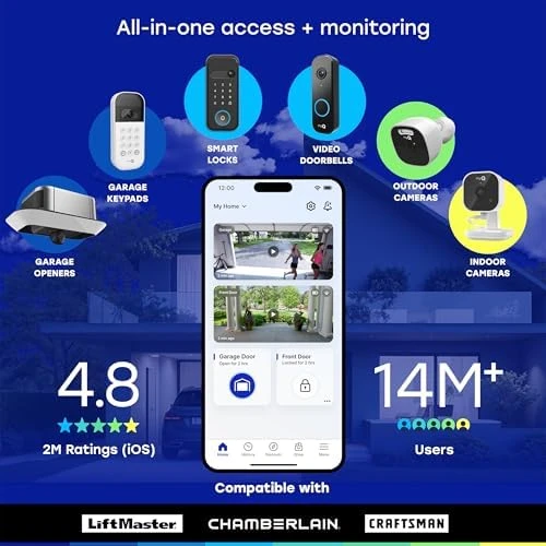 3-in-1 Smart Lock with 2K HDR Video Doorbell Camera — Smart Lock, CHAMBERLAIN