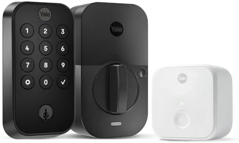 Assure Lock 2 Keypad with Wi-Fi Connect, Black Suede Deadbolt — Smart Lock, Yale