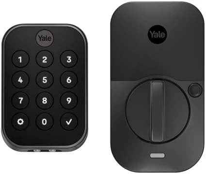 Assure Lock 2 Keypad with Wi-Fi Connect, Black Suede Deadbolt — Smart Lock, Yale