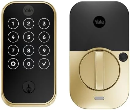 Assure Lock 2 Keypad with Wi-Fi Connect, Black Suede Deadbolt — Smart Lock, Yale