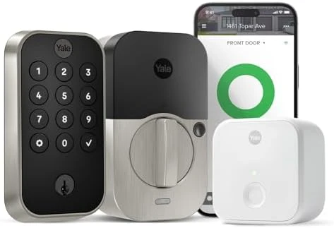 Assure Lock 2 Keypad with Wi-Fi Connect, Black Suede Deadbolt — Smart Lock, Yale