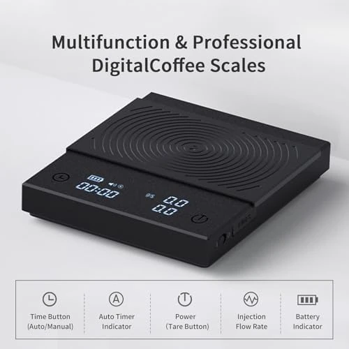 Coffee Scale with Water Flow Rate and Timer — Kitchen Gadgets, Timemore
